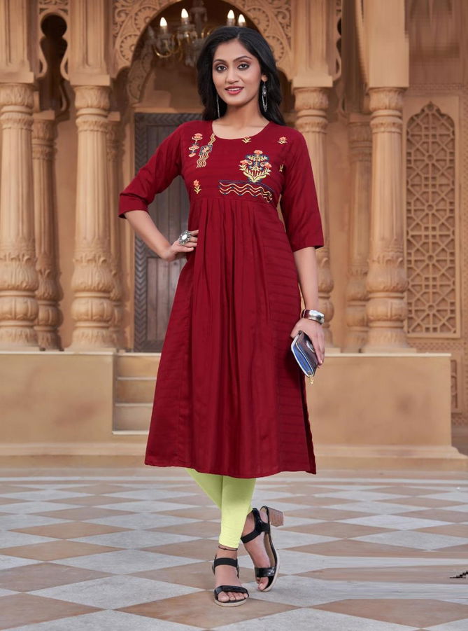 Amber By Paavi 1001-1006 Designer Kurtis Catalog